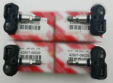 4Pcs OE# 42607-06020 Tire Pressure Sensor PMV-C010 TPMS for Corolla Prius Lexus