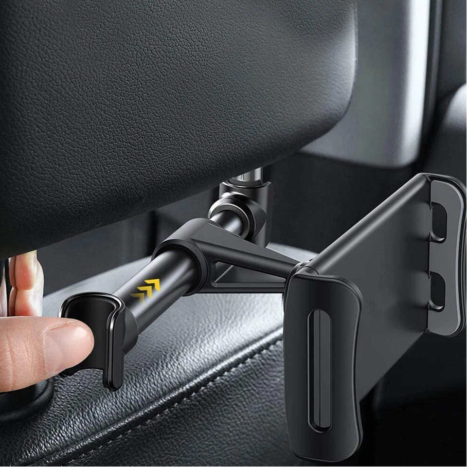 Adjustable Car Headrest Mount Holder Back Seat Universal for iPad Tablets Phon 」 - Image 4 of 4