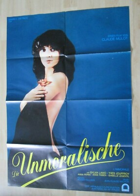 Filmplakat : Die Unmoralische ( Sylvia Lamo ,Yves Jouffroy ) 