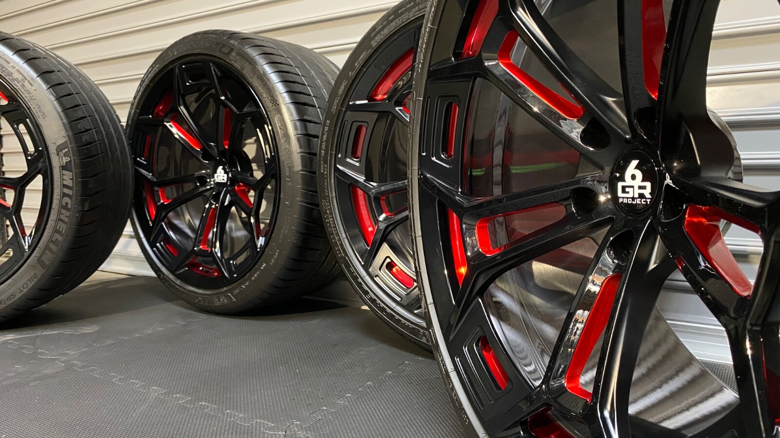 20'' PROJECT 6GR TEN-D FULLY FORGED CUSTOM FINISHED WHEEL & TIRES FOR FORD GT500