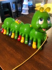2001 Leap Frog Leapfrog Alphabet Pal Learning Green Caterpillar