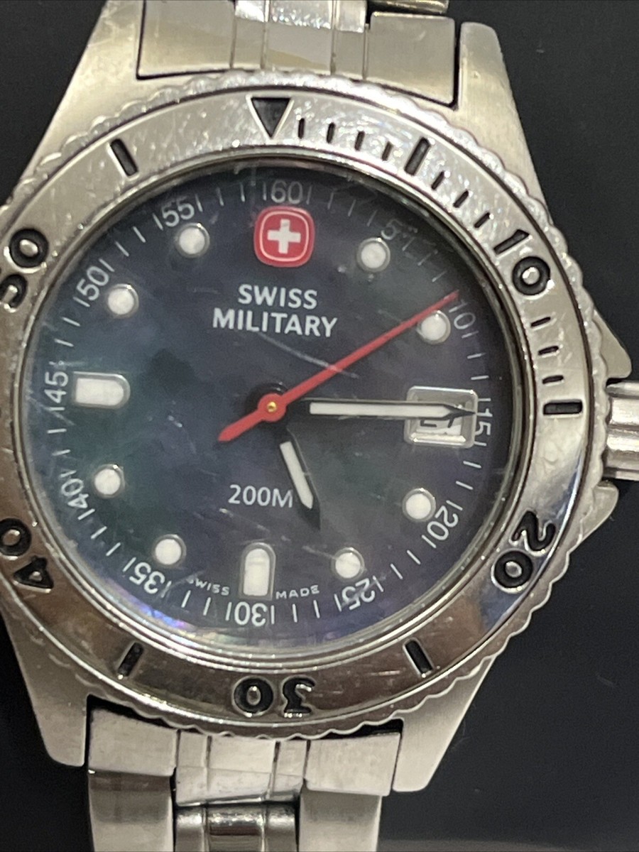 Wenger Swiss Military Women Black Dial Quartz 200m Dive  display picture 3