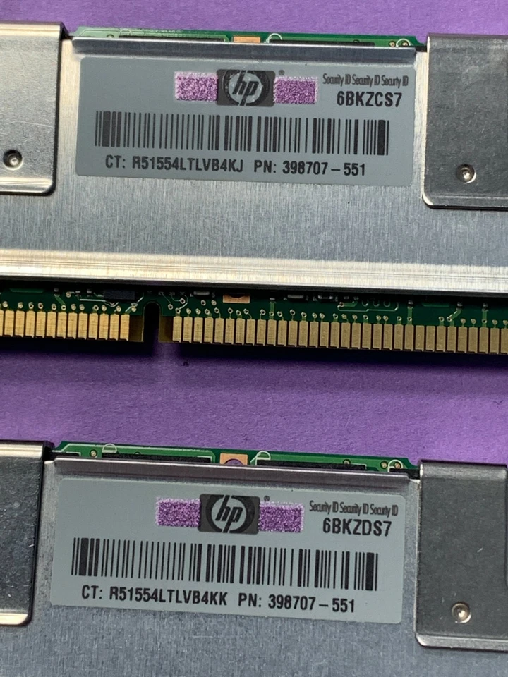 🔥Qimonda 4GB (2x2GB) PC2-5300F COMPUTER MEMORY RAM HYS72T256420HFN-3S-A - Image 4 of 4