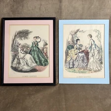 VTG La Mode Illustree French Prints Leroy Imp Paris, France Gilgum SEE INFO