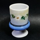Photophore en opaline Peinte Époque Charles X 1830/ 1840 Baccarat / Saint Louis