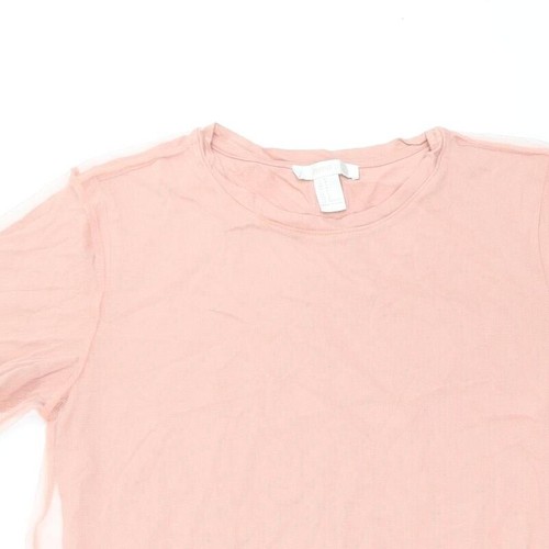 FOREVER 21 Womens Pink Polyester Blend T-Shirt Dress Size M - Picture 5 of 12