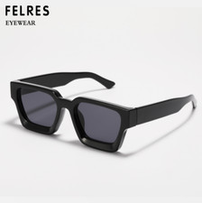 Men Women Thick Frame Square Sunglasses Outdoor Hip Hop Party Glasses UV400