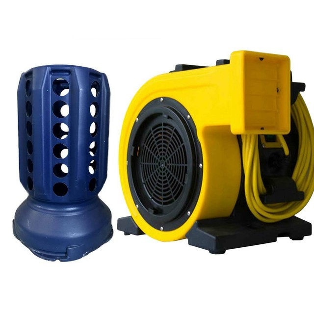 Zoom MAX 1 Hp Inflatable Air Blower Fan With Deflation Tube For Bounce