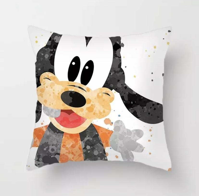 Funda Cojín Goofy 45 x 45 Niños Niños Niñas Dormitorio Suave Felpa Regalo Mickey Mouse