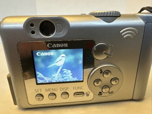 Canon PowerShot A60 Silver 1.5" LCD 2MP Compact Digital Camera TESTED & WORKING - Picture 3 of 17