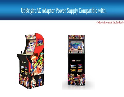 12V AC Adapter For Arcade1Up Model 8280 X-Men VS Street Fighter