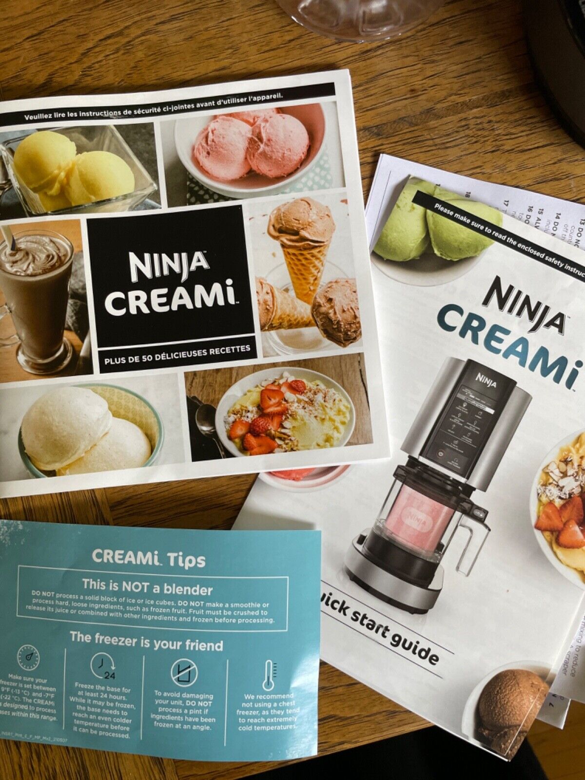 Ninja CREAMi CN301CCO Ice Cream Maker, 7 One-Touch Programs, 3 Pints, Used  Once!