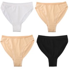 Girls Ladies underpants Seamless High Cut Underwear Ballet Dance Briefs Knickers