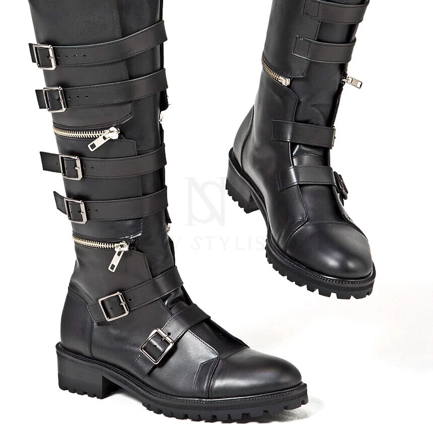 Belted boots clearance