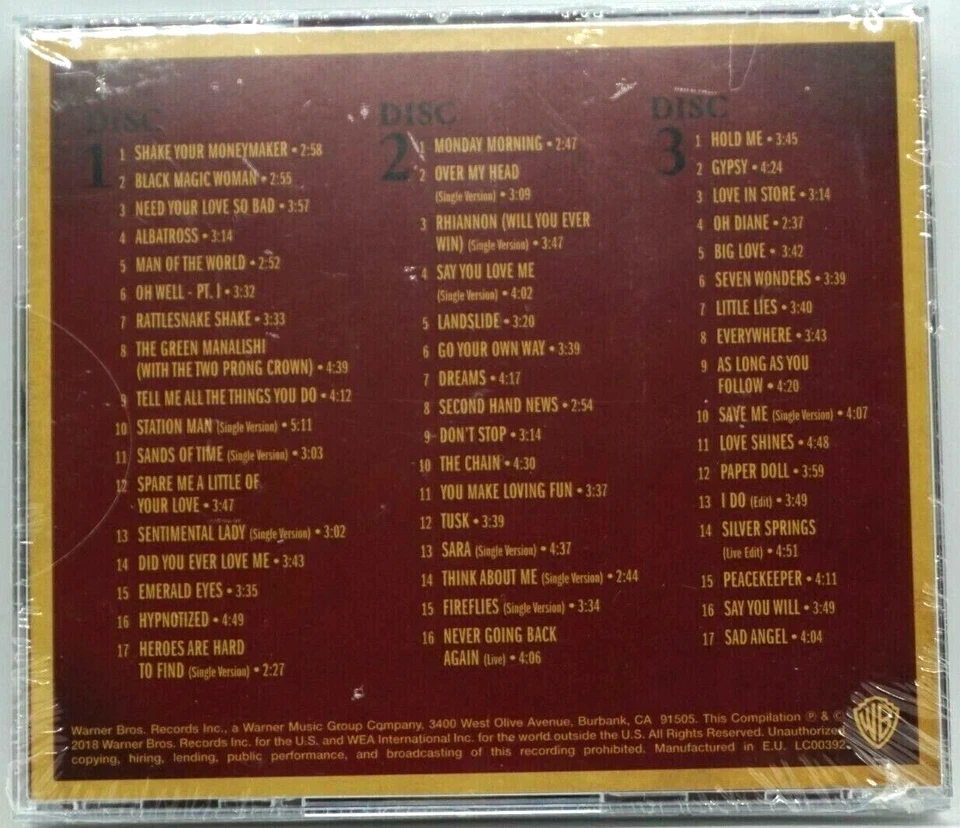 Fleetwood Mac - 50 Years : Don't Stop    3 CD Compilation Album  (Brand New) - Image 2 of 3