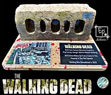 The Walking Dead Hospital Brick Display Relic Prop Memorabilia