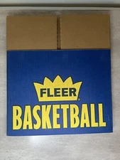 1990 Fleer Basketball Cardboard Display For Retail Store