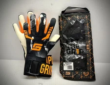 Gripmode Professional Goalkeeper Gloves - Blackout Hybrid  - Size 7 - NEW L@@K