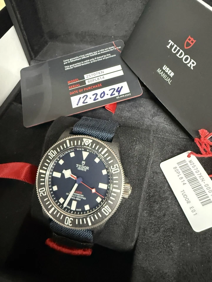 TUDOR Pelagos FXD esfera azul carbono 42 mm Alinghi Red Bull Racing 25707KN0001 Foto 4 de 4