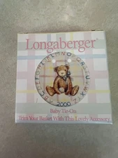 Longaberger 2000 Baby Tie-On - Mint in the Box!