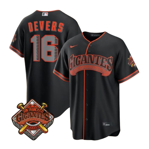 Giants 2026 “Los Gigantes” YOUTH Stitched Jersey Black | eBay