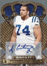 2011 Crown Royale Autographs Gold #109 Anthony Castonzo/499 Auto FB