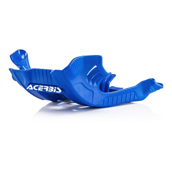 Motorschutz Acerbis FüR Yamaha YZ125 2006 Unterfahrschutz Skid Plate Blau Weiss-image