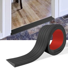 Threshold Ramps for Doorways Self-Adhesive Rubber Ramps for Door Threshold