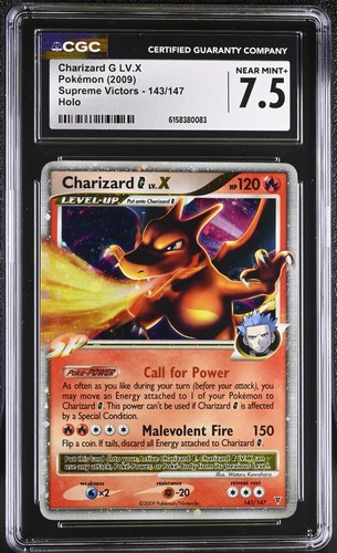 Charizard G LV.X graded CGC 7.5 for sale on eBay