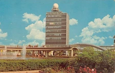 Vintage John F. Kennedy International Airport Tower Postcard 1964