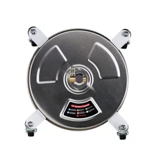 13" Pressure Washer Surface Cleaner Pressure w/ 4 Wheels Stainless Steel 4000PSI