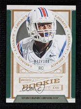 2019 Panini Legacy Rookies Green 72/100 Jaylon Ferguson #173 yq6