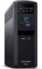 Cyberpower CP1500PFCLCD PFC Sinewave UPS Battery Backup and Surge Protector, 150