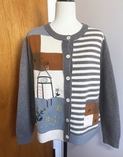 New Womens Wool Blend Knitted Cardigan Sweater Outwear Casual Warm Coat SZ M/L