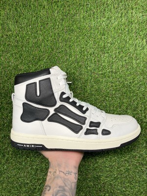 Size 42 (US 9) - Amiri Skel High Top Sneakers ' Black, White