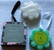 Lote de juego de regalo exfoliante esponja de baño esponja fregadora de lavado corporal incorporada Spongelle