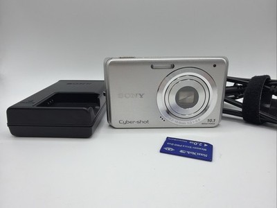 Sony Cyber-shot DSC-W180 Silber Digitalkamera 10.1 MP - Komplettset Y2K Vintage