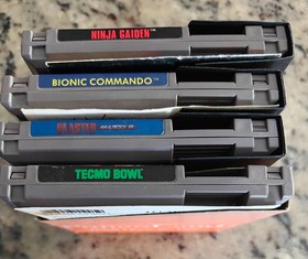 NES Lot: 3 of Loose Carts: Ninja Gaiden, Bionic Commando and Blaster Master
