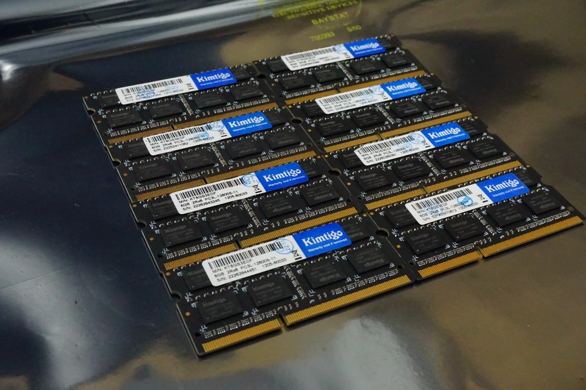 PC3-12800 (DDR3-1600) Computer Memory (RAM) 64 GB Total Capacity