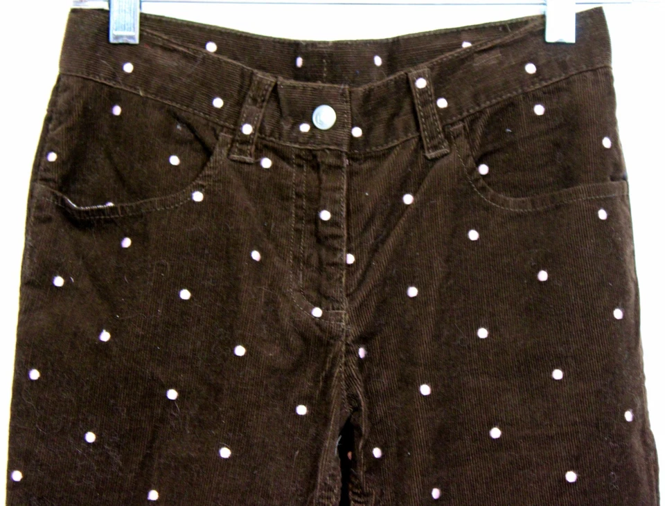 Pantalones de mezclilla Gymboree 2008 más dulces que chocolate pana puntos rosas talla 10 nuevos con etiquetas Foto 2 de 4