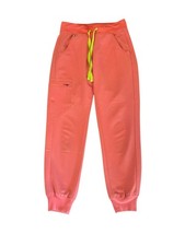 FIGS Zamora Joggers Scrub Bottoms Hot Coral Womens Size XXS Petite.