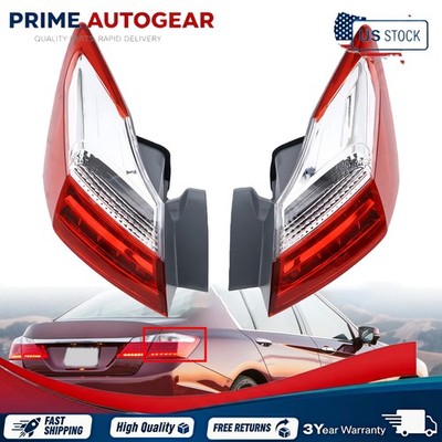 For 2013-15 Honda Accord Sedan EX-L Touring Pair LED Tail Light Left&Right Outer