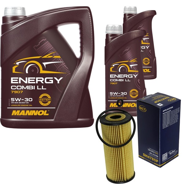 SCT Inspektionspaket 7L Mannol Energy 5W-30 FüR Mercedes A-Klasse W169 W168-image