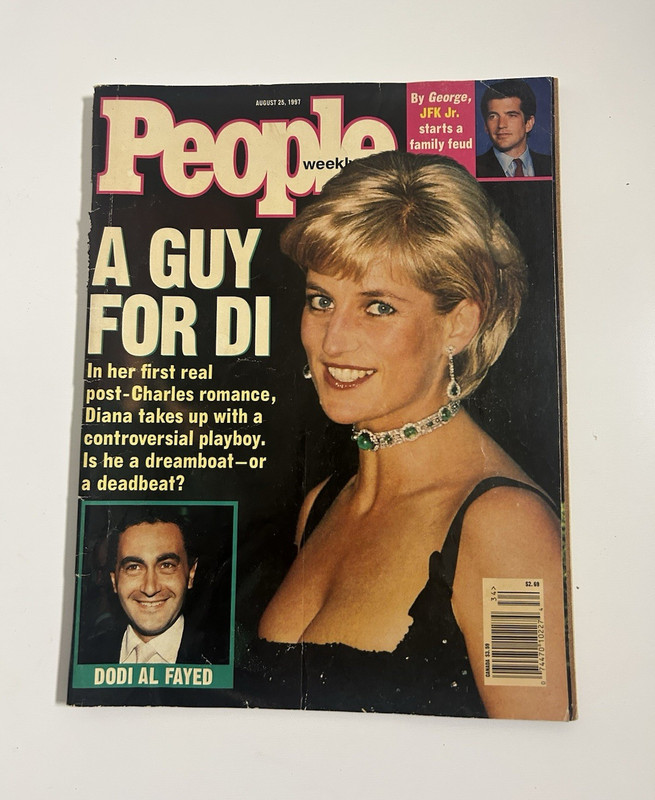 People Weekly Magazine August 1997 Princess Diana & Dodi Al-Fayed Illustrated