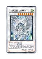 Credit Card SMART Sticker Skin Yugioh (Star Dust  Dragon) Free Shipping 