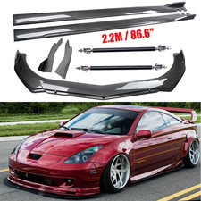 For Toyota Celica Gt Carbon Fiber Front Bumper Lip Spoiler Side Skirt Body Kits For Toyota Celica Gt Carbon Fiber Front Bumper Lip Spoiler Side Skirt Body Kits
