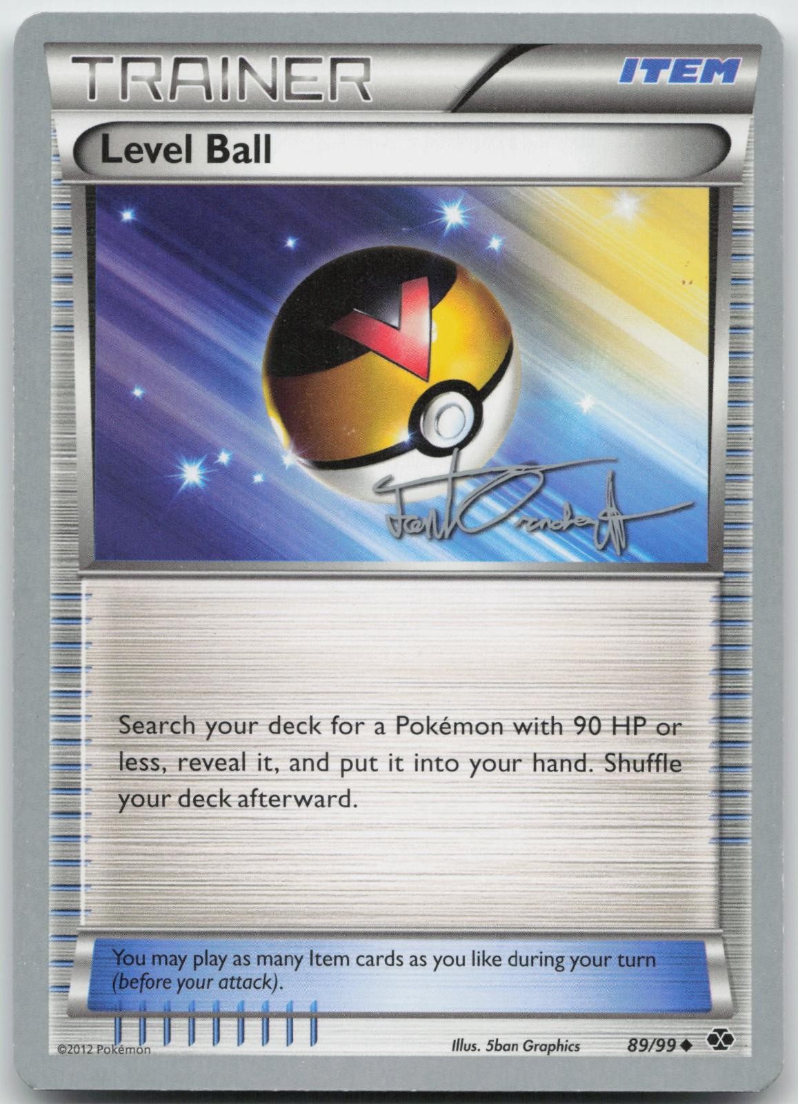 Level Ball 89/99 Uncommon World Championship Decks Pokemon Lightly Played