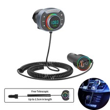 Bluetooth Car Adapter FM Transmitter USB AUX Radio Handsfree MP3 Player For Car