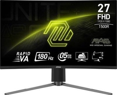 MSI MAG 27C6PFDE (27'') Full-HD Curved Gaming Monitor 0,5ms/180Hz - NEU
