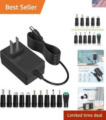 5V 2A AC Adapter Power Supply Charger [5 Volts 2 Amps Regulated Switching Pow...